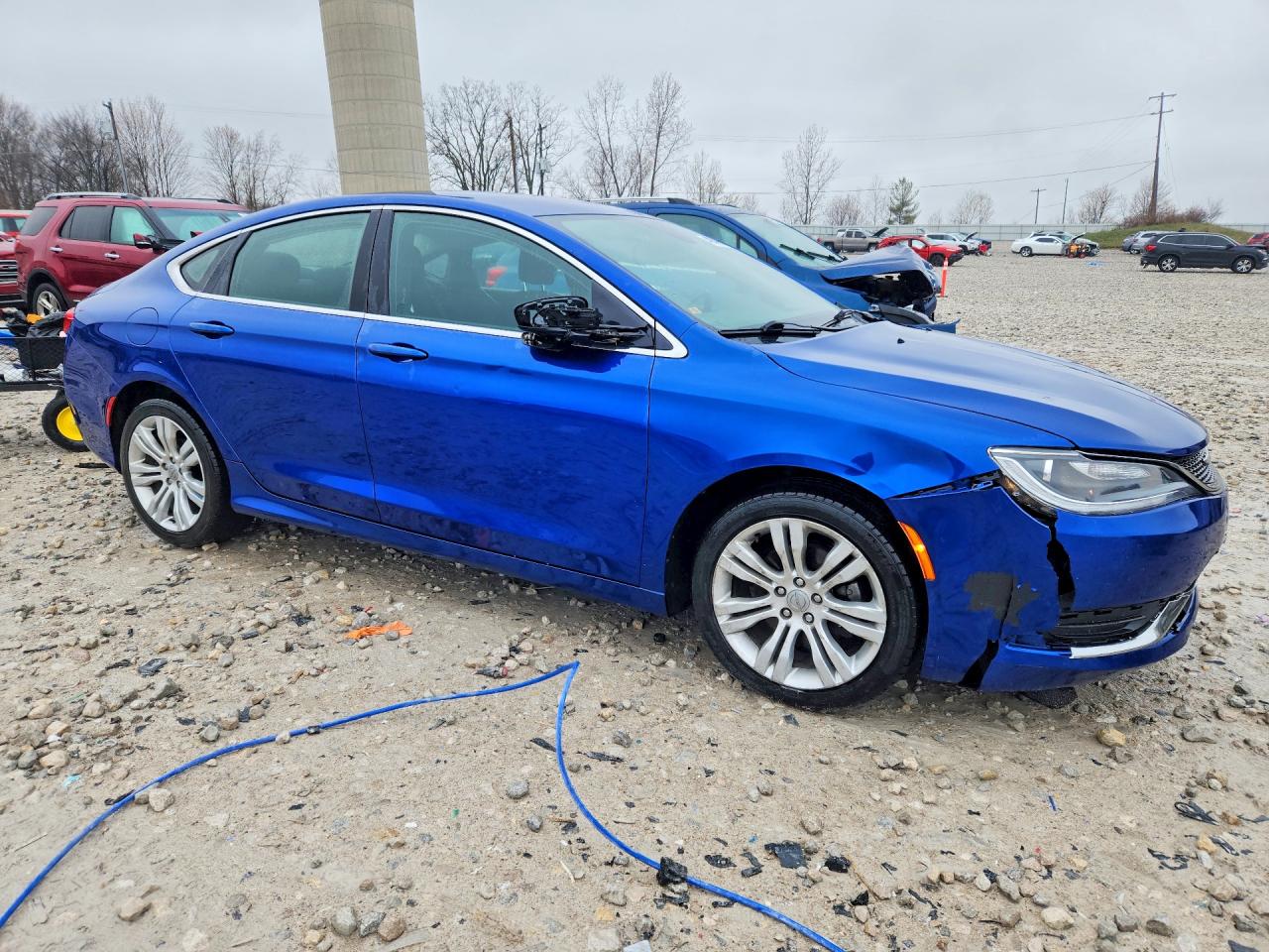 2015 Chrysler 200 Limited Blue vin: 1C3CCCAB2FN538110