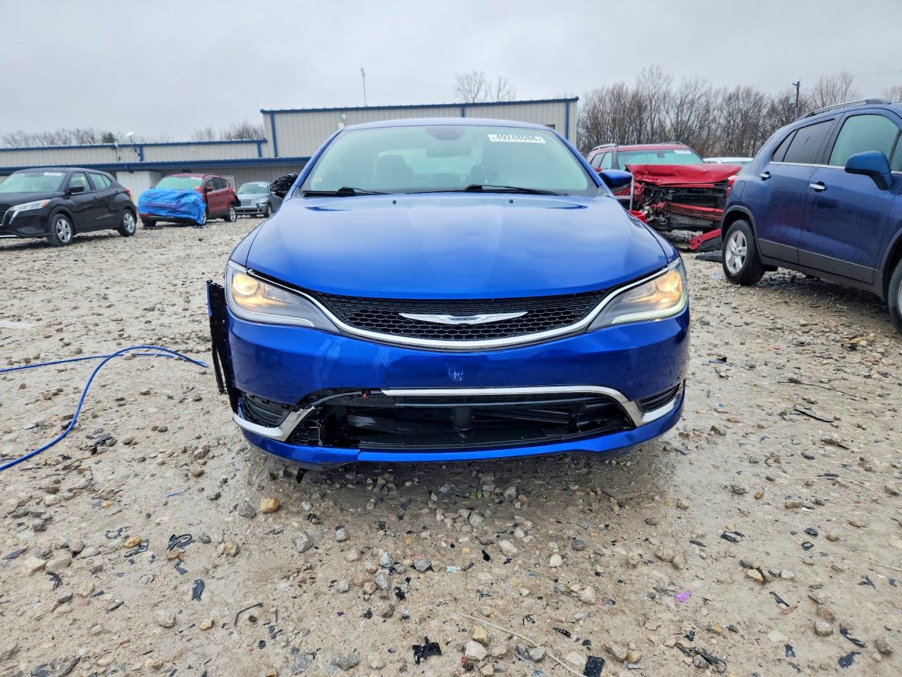 2015 Chrysler 200 Limited Blue vin: 1C3CCCAB2FN538110