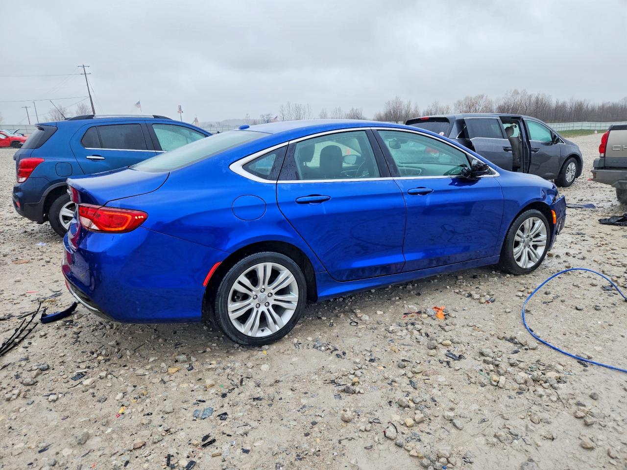 2015 Chrysler 200 Limited Blue vin: 1C3CCCAB2FN538110