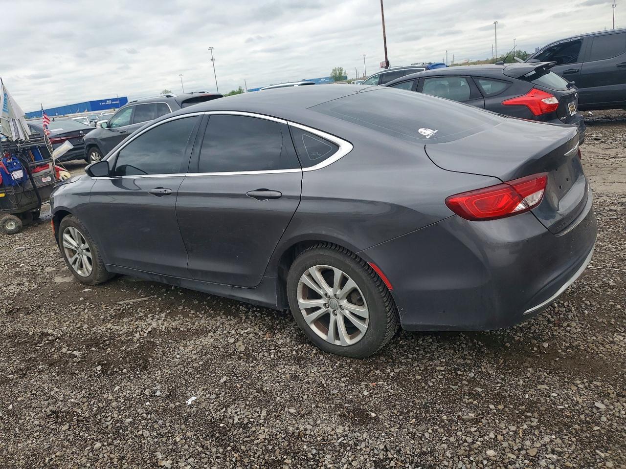 2015 Chrysler 200 Limited Gray vin: 1C3CCCAB2FN552413