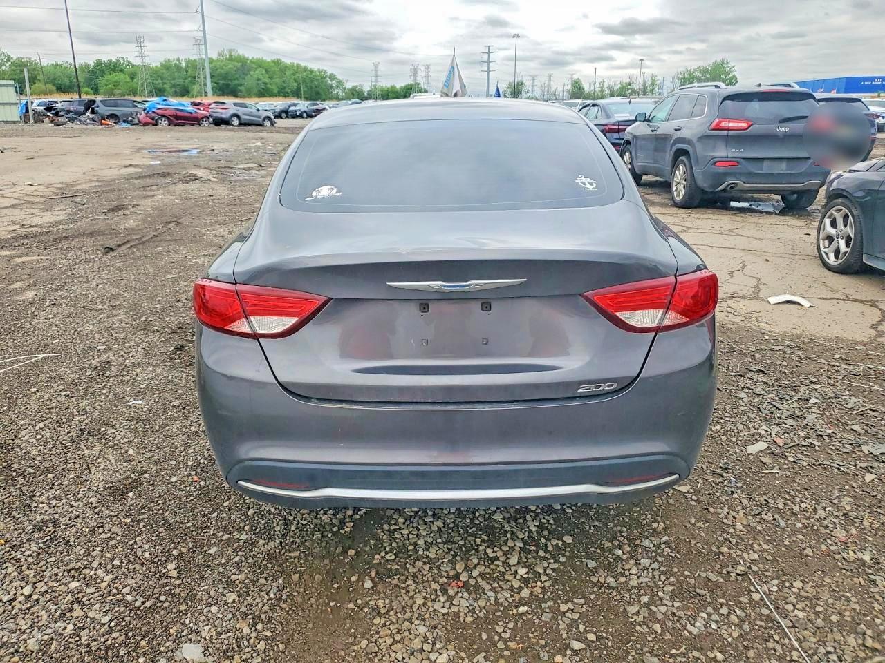 2015 Chrysler 200 Limited Gray vin: 1C3CCCAB2FN552413