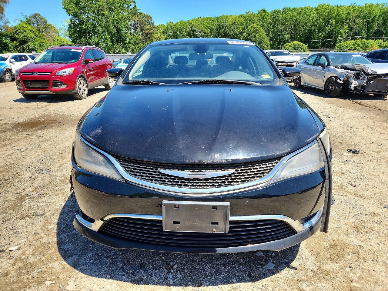 2015 Chrysler 200 Limited Black vin: 1C3CCCAB2FN576436