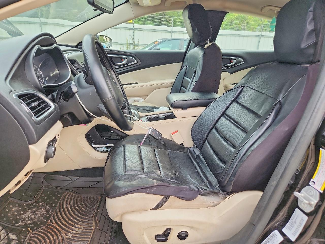 2015 Chrysler 200 Limited Black vin: 1C3CCCAB2FN602503