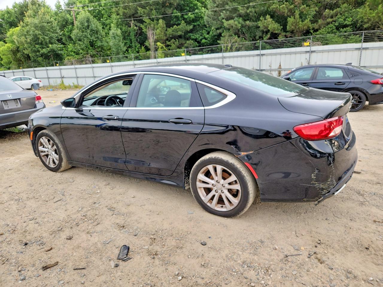 2015 Chrysler 200 Limited Black vin: 1C3CCCAB2FN602503