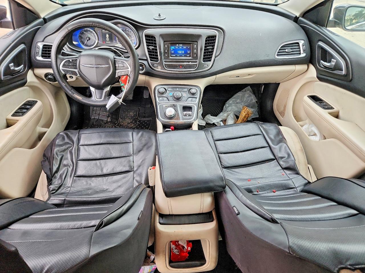2015 Chrysler 200 Limited Black vin: 1C3CCCAB2FN602503