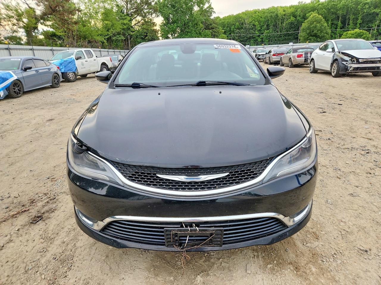 2015 Chrysler 200 Limited Black vin: 1C3CCCAB2FN602503
