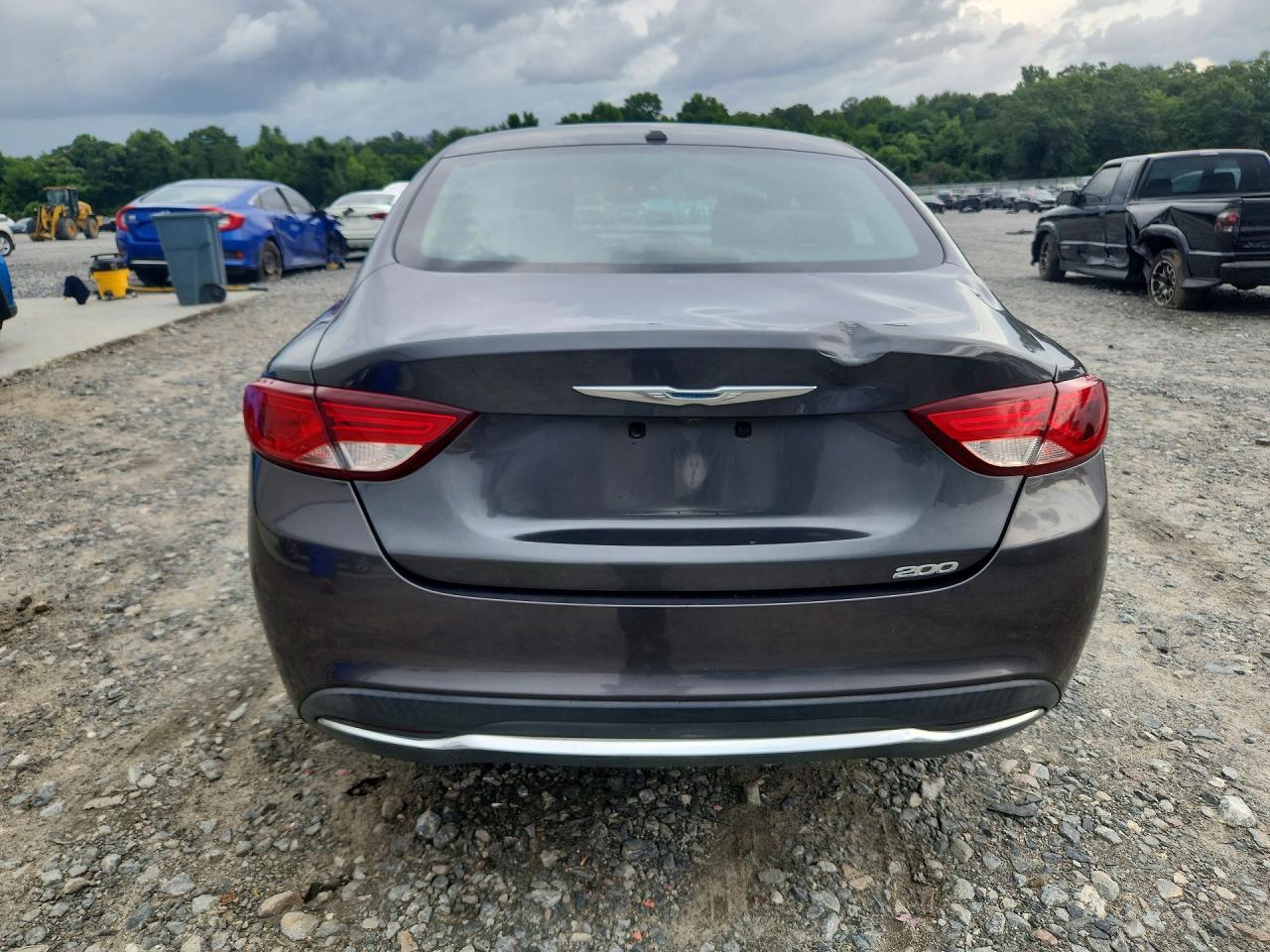 2015 Chrysler 200 Limited Gray vin: 1C3CCCAB2FN622962
