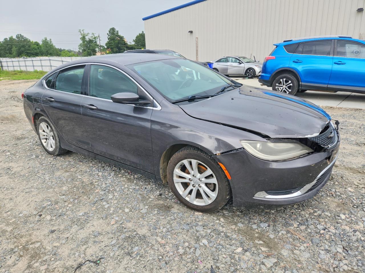 2015 Chrysler 200 Limited Gray vin: 1C3CCCAB2FN622962