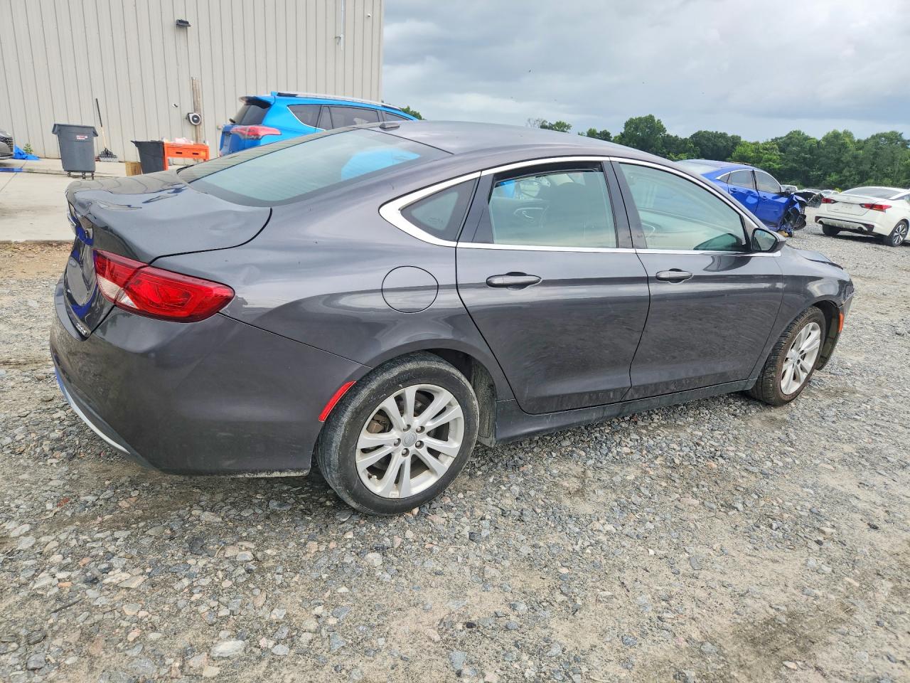 2015 Chrysler 200 Limited Gray vin: 1C3CCCAB2FN622962