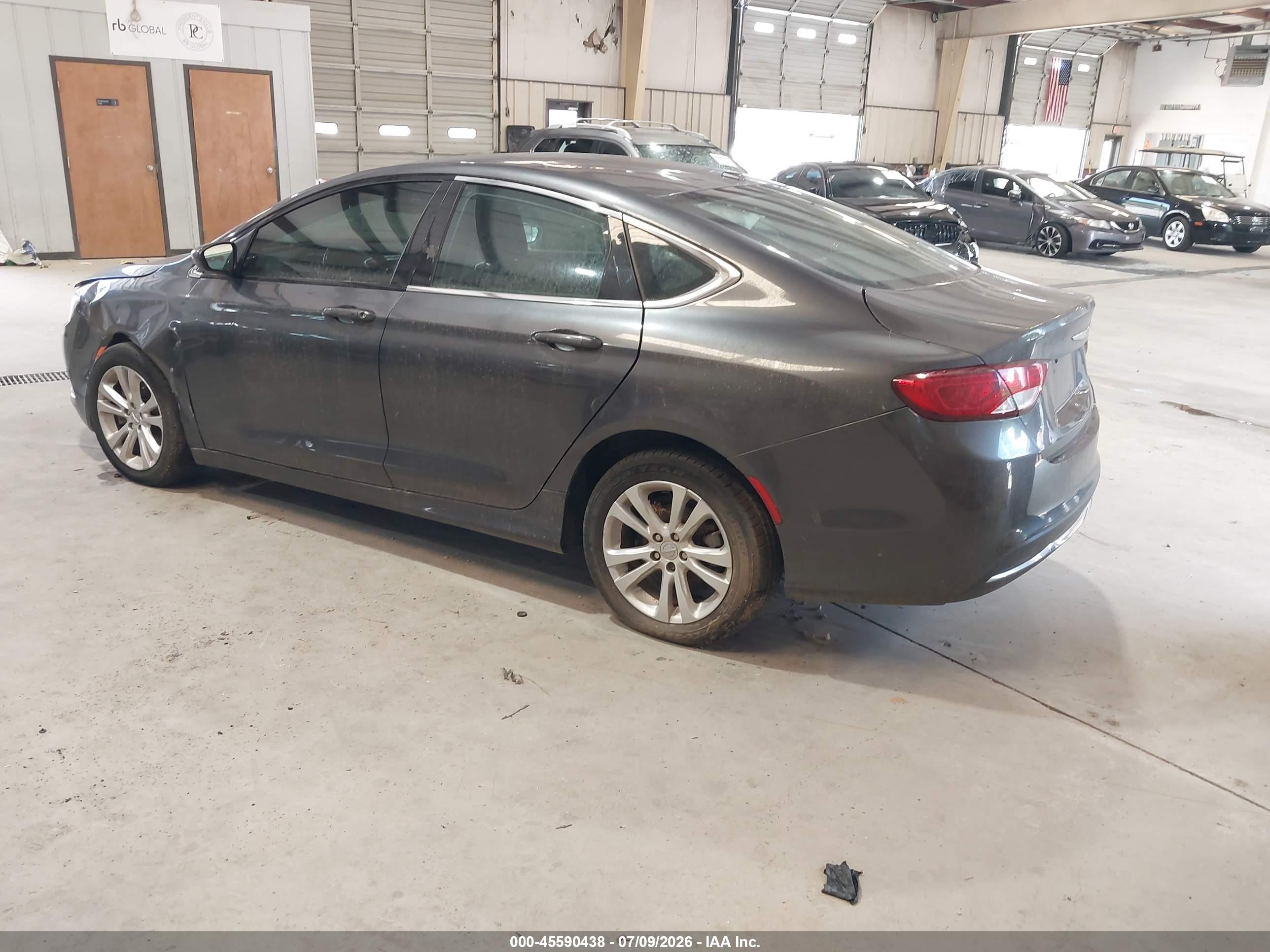 2015 Chrysler 200 Limited Серый vin: 1C3CCCAB2FN633363