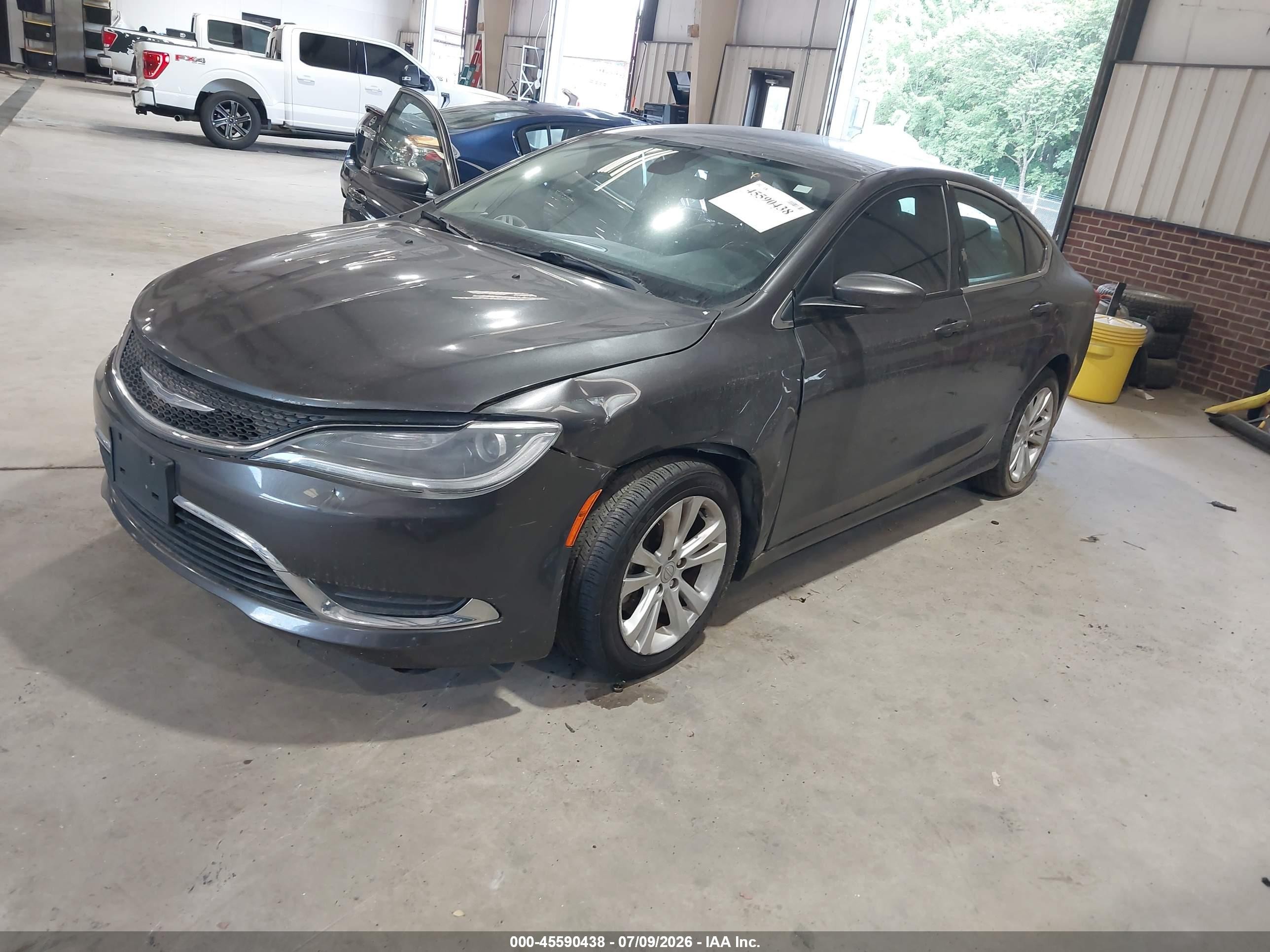 2015 Chrysler 200 Limited Серый vin: 1C3CCCAB2FN633363