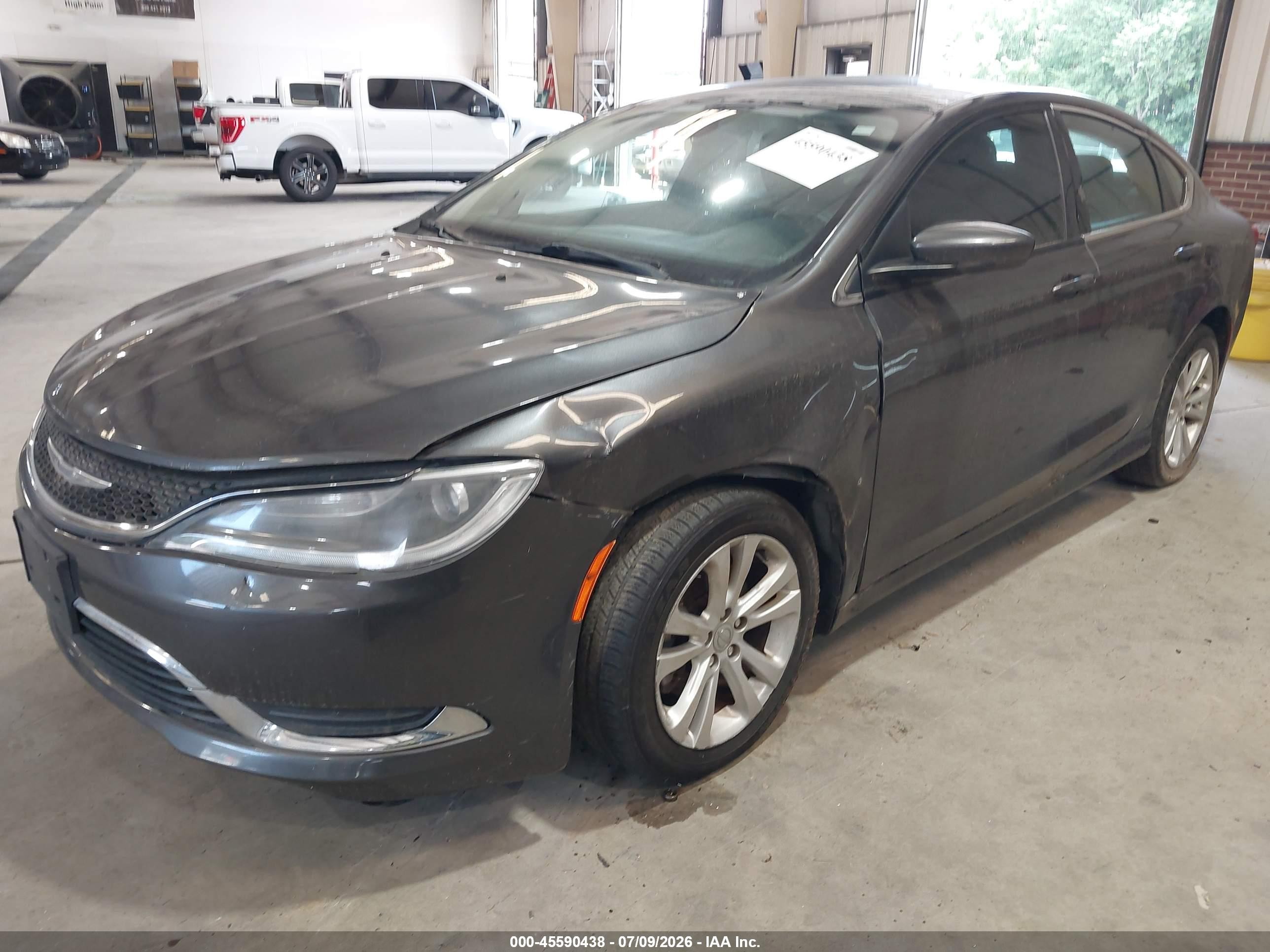 2015 Chrysler 200 Limited Серый vin: 1C3CCCAB2FN633363