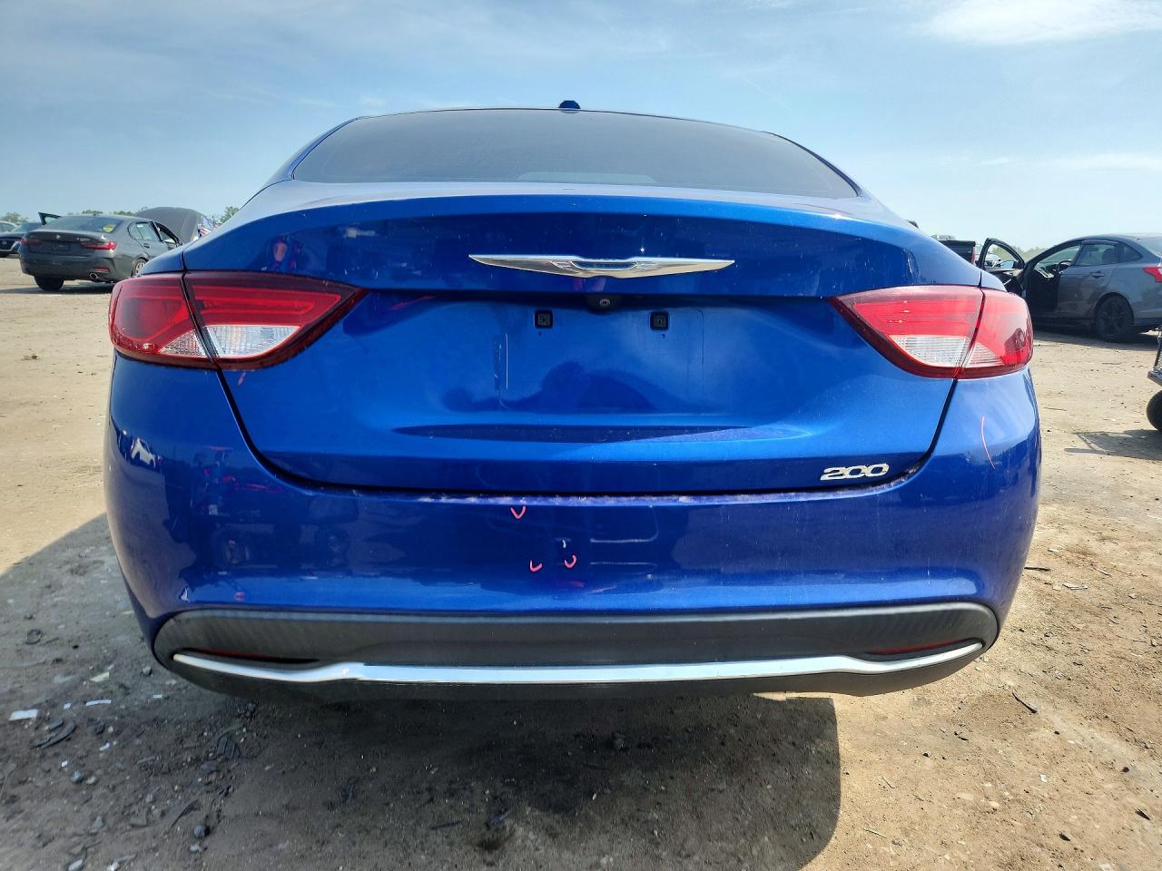 2015 Chrysler 200 Limited Blue vin: 1C3CCCAB2FN641401