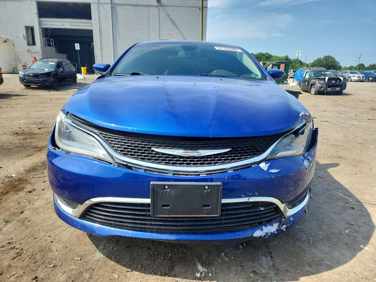 2015 Chrysler 200 Limited Blue vin: 1C3CCCAB2FN641401