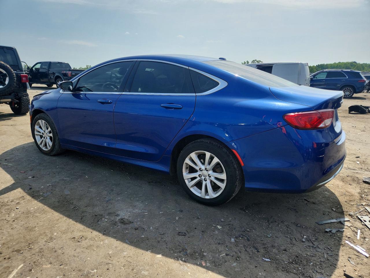2015 Chrysler 200 Limited Blue vin: 1C3CCCAB2FN641401