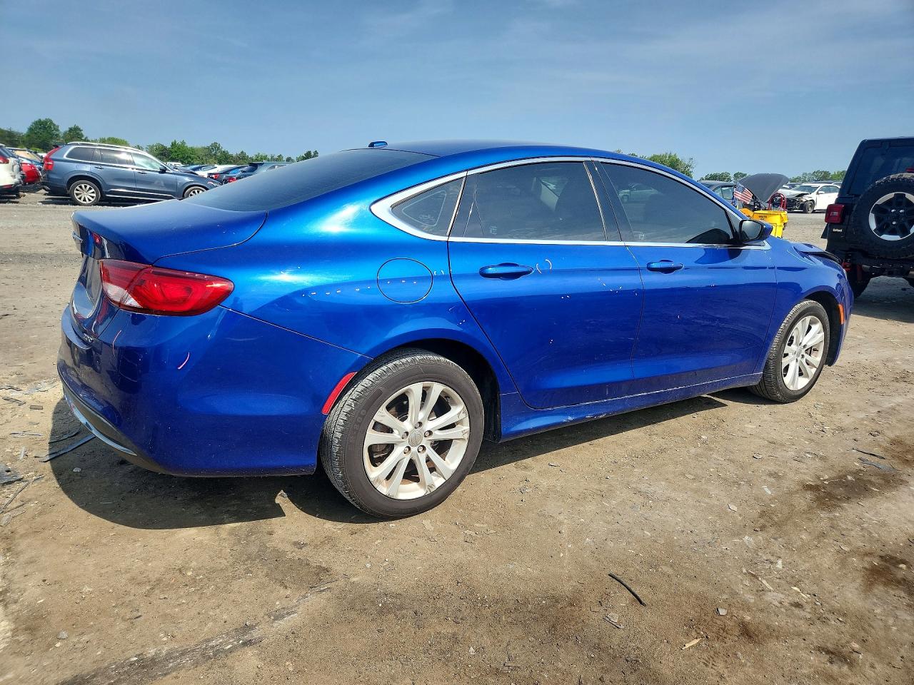 2015 Chrysler 200 Limited Blue vin: 1C3CCCAB2FN641401