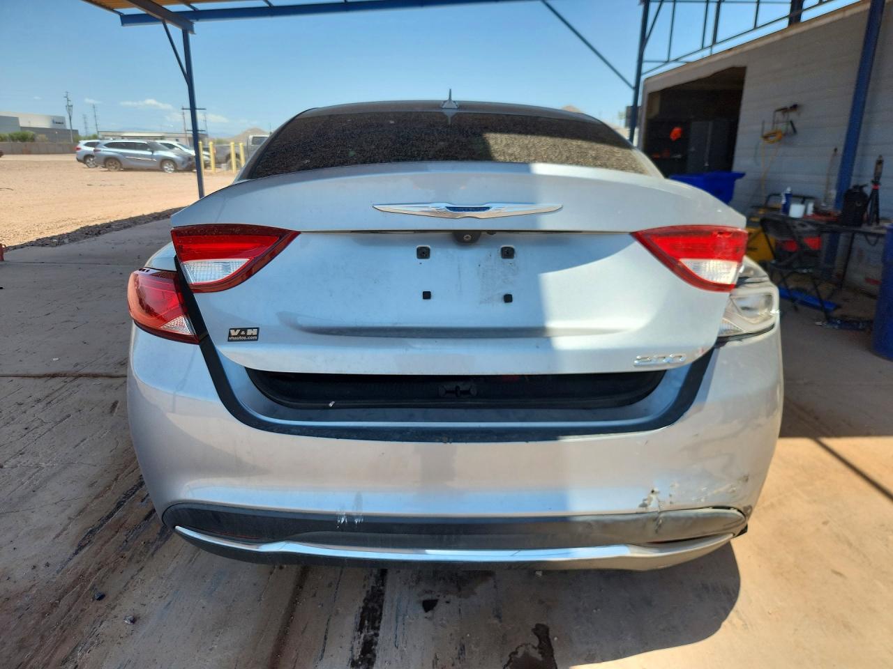 2015 Chrysler 200 Limited Silver vin: 1C3CCCAB2FN646260
