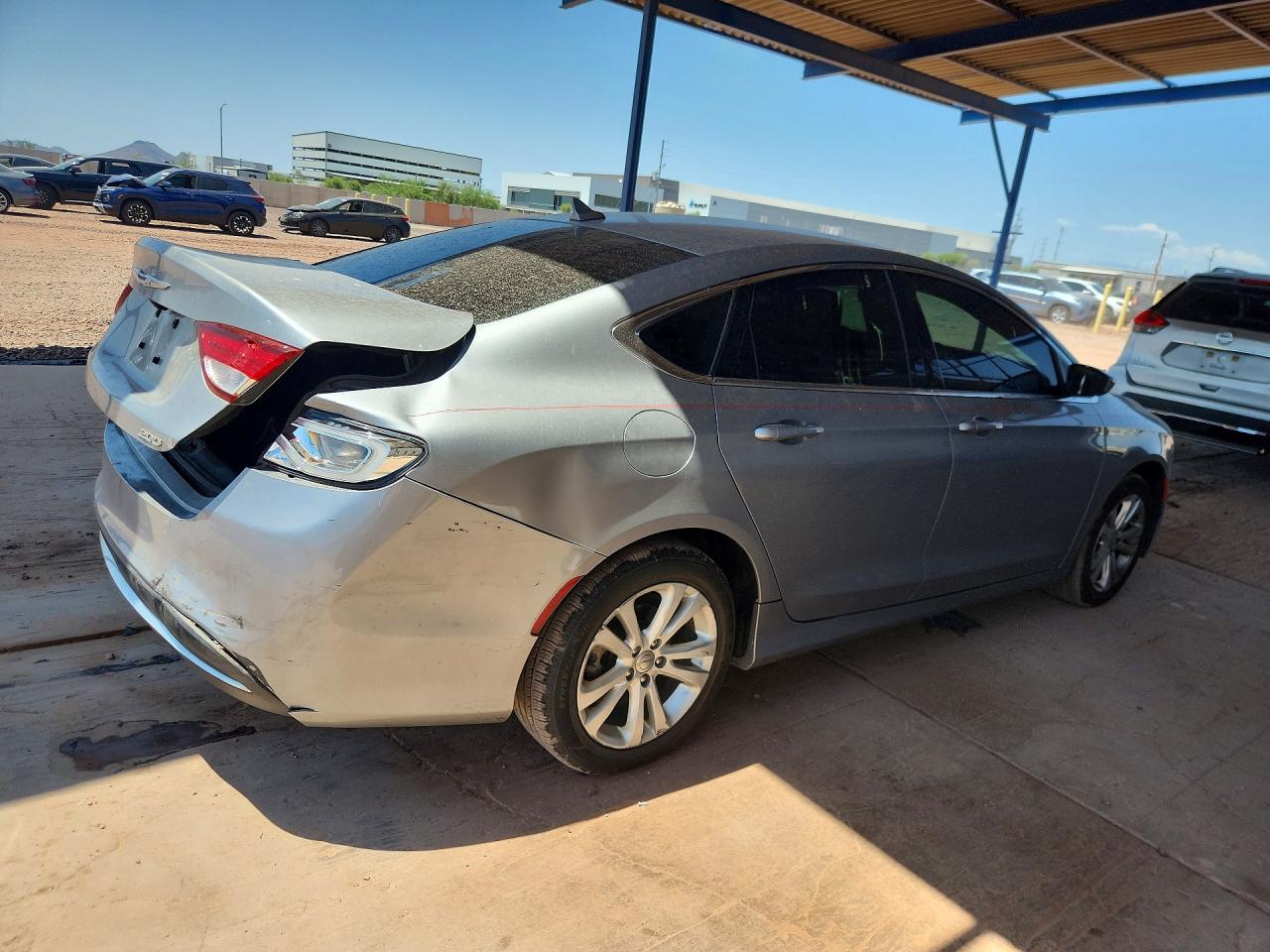 2015 Chrysler 200 Limited Silver vin: 1C3CCCAB2FN646260