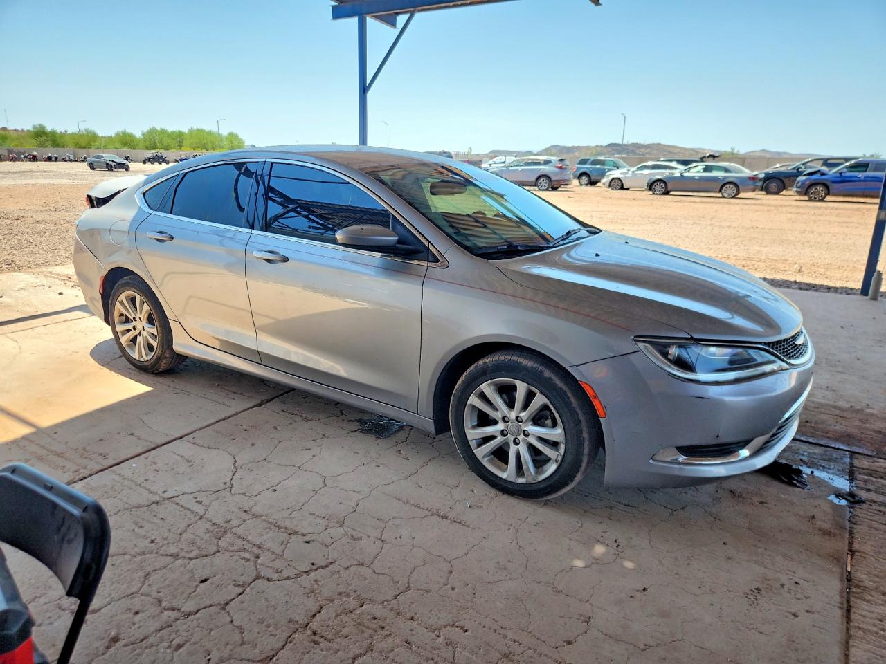 2015 Chrysler 200 Limited Silver vin: 1C3CCCAB2FN646260