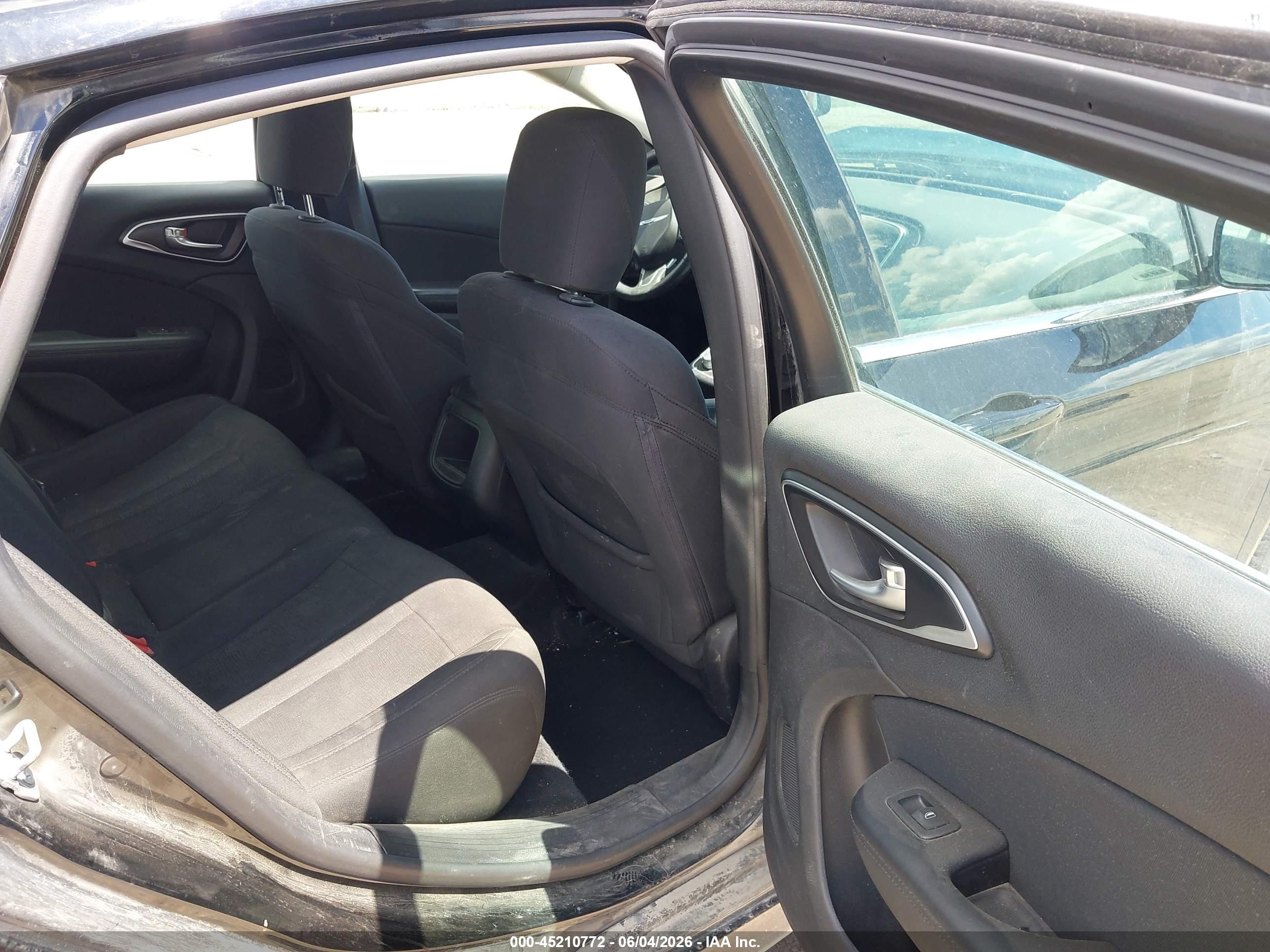 2015 Chrysler 200 Limited Black vin: 1C3CCCAB2FN663222