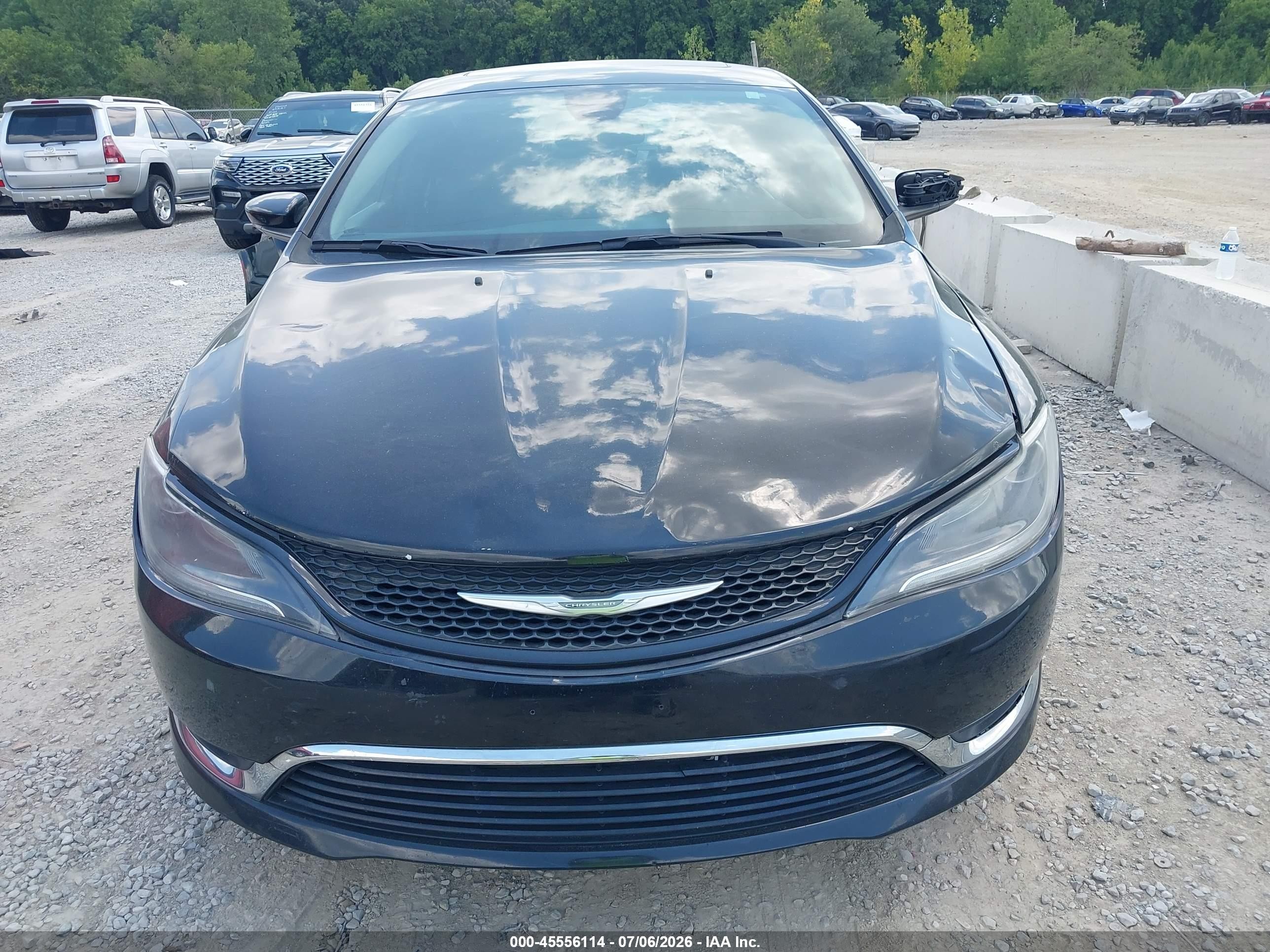 2015 Chrysler 200 Limited Black vin: 1C3CCCAB2FN674642