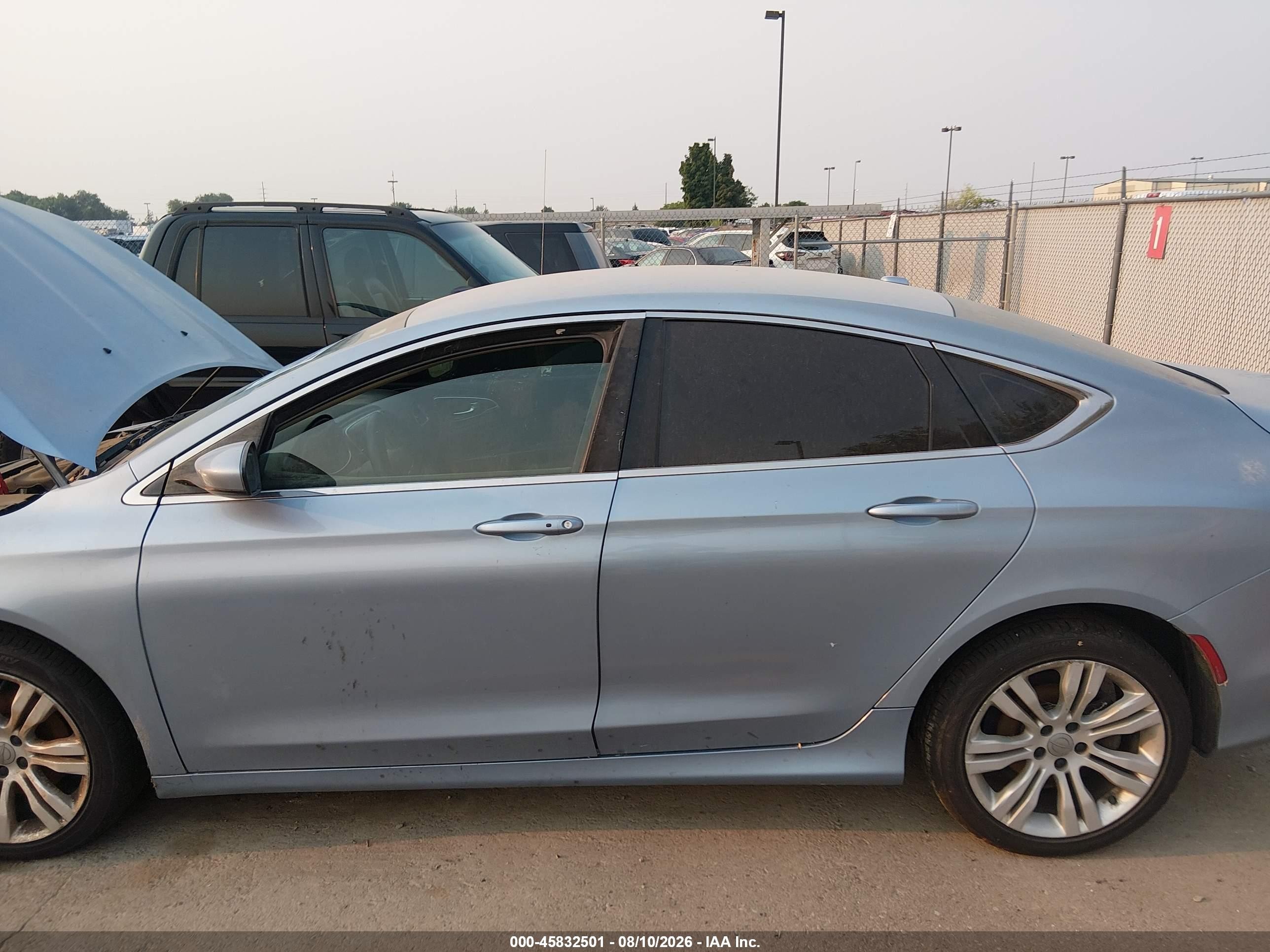 2015 Chrysler 200 Limited Blue vin: 1C3CCCAB2FN717473