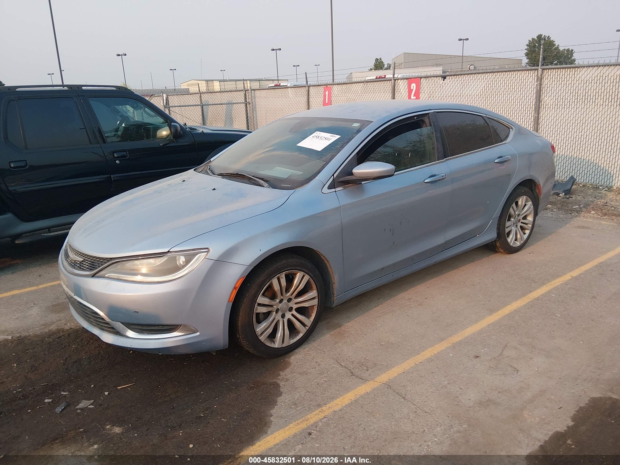 2015 Chrysler 200 Limited Blue vin: 1C3CCCAB2FN717473