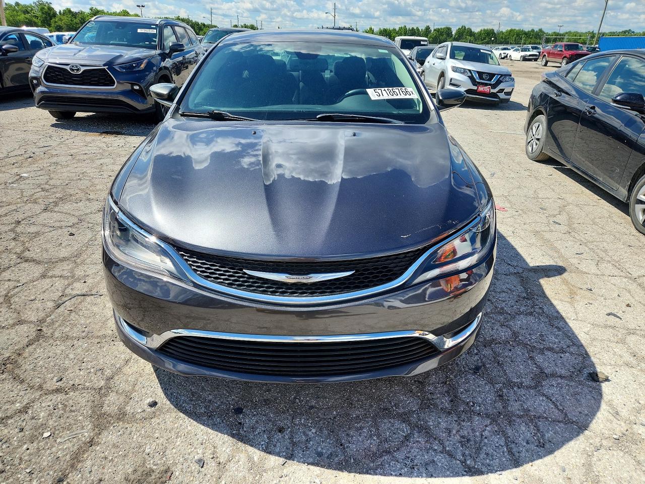 2015 Chrysler 200 Limited Gray vin: 1C3CCCAB2FN754569