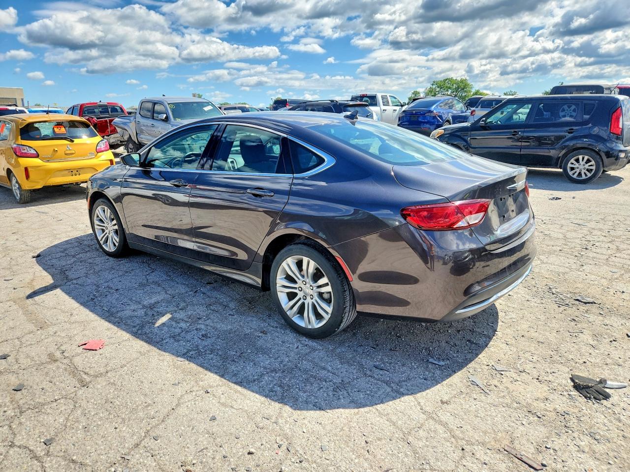 2015 Chrysler 200 Limited Gray vin: 1C3CCCAB2FN754569