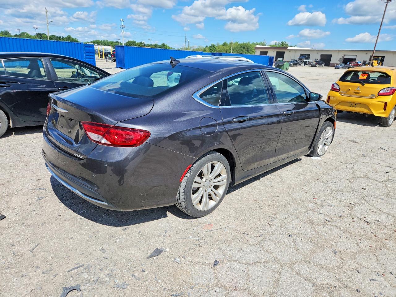 2015 Chrysler 200 Limited Gray vin: 1C3CCCAB2FN754569