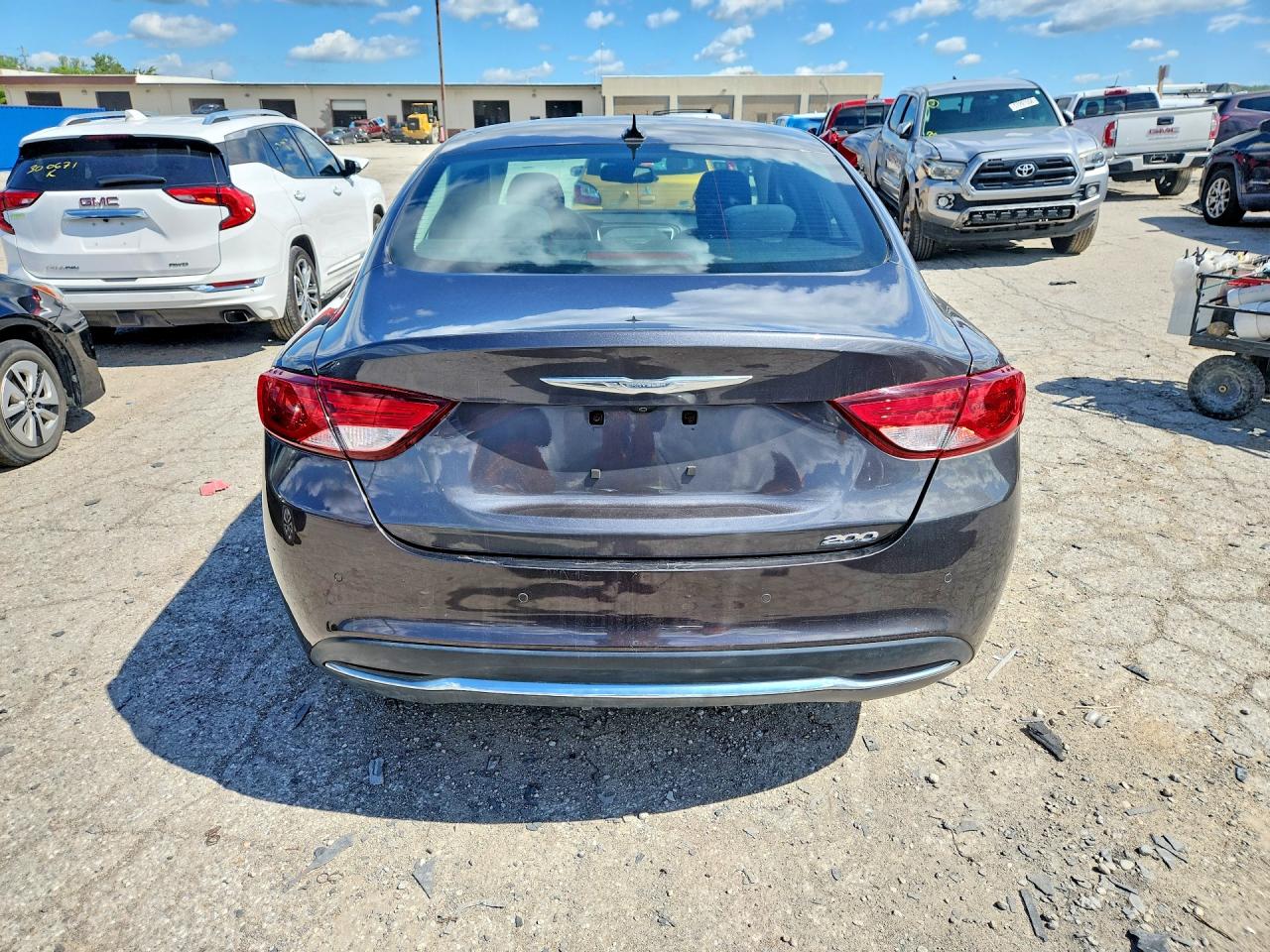 2015 Chrysler 200 Limited Gray vin: 1C3CCCAB2FN754569
