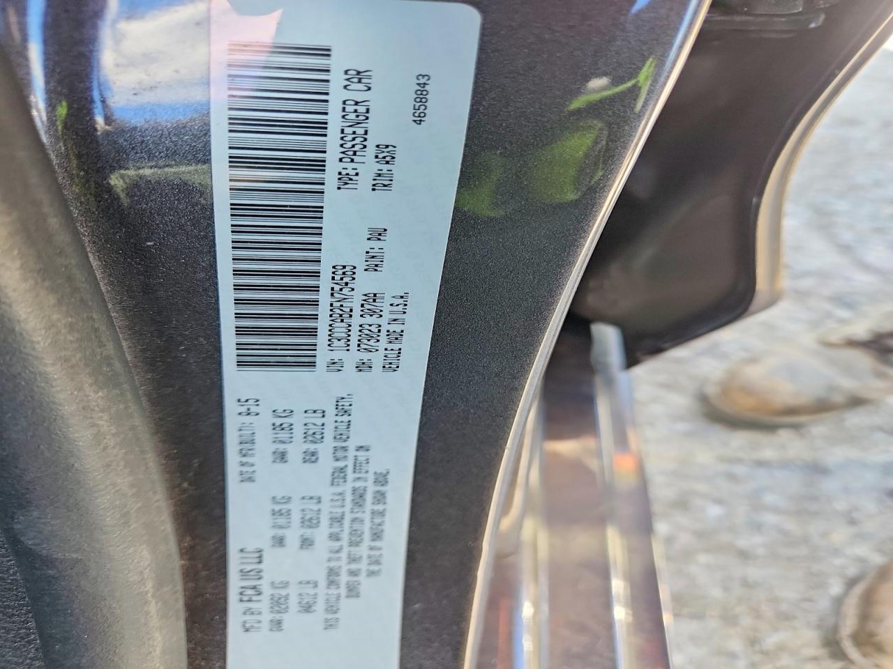 2015 Chrysler 200 Limited Gray vin: 1C3CCCAB2FN754569