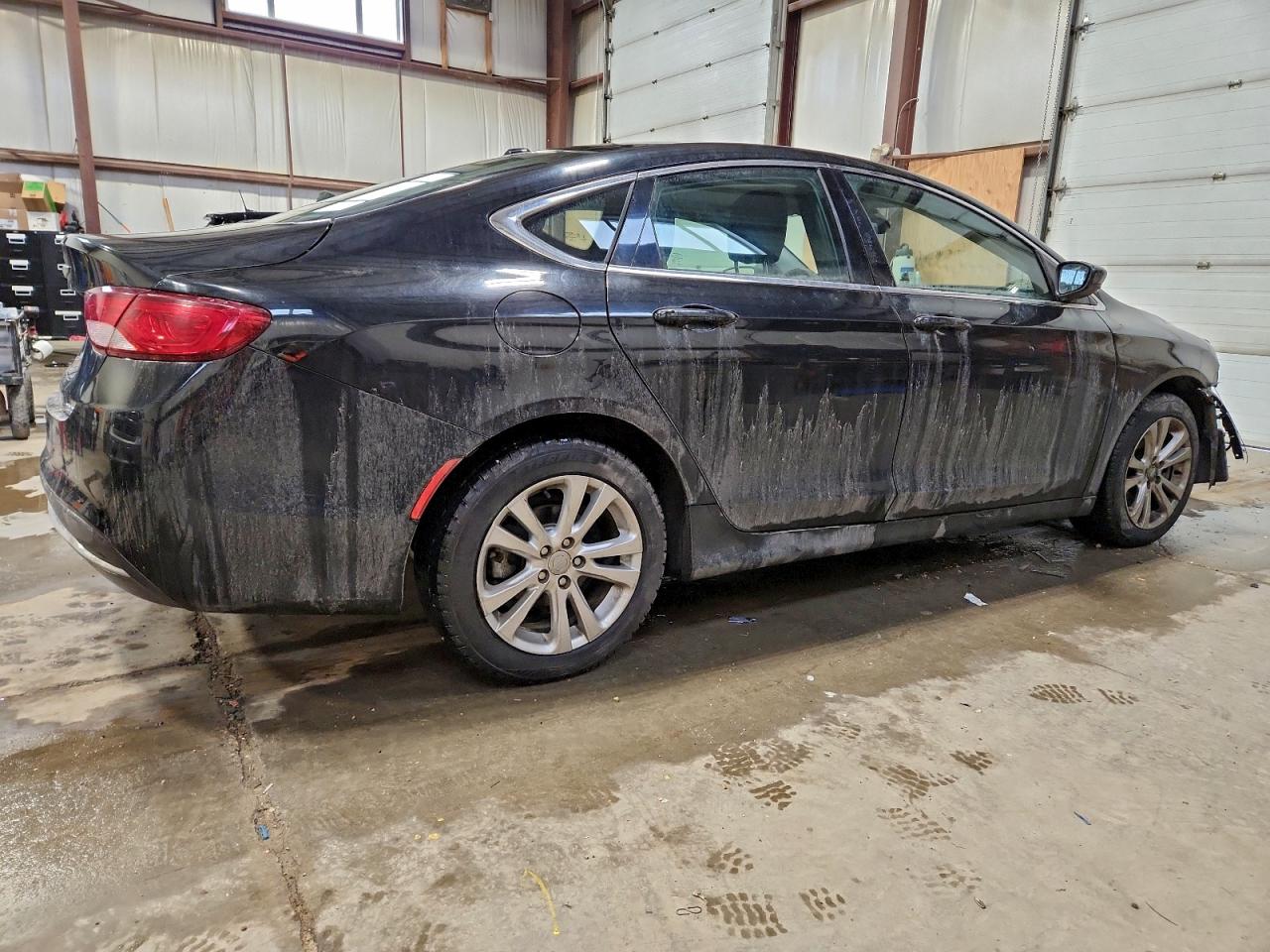 2015 Chrysler 200 Limited Black vin: 1C3CCCAB2FN757570