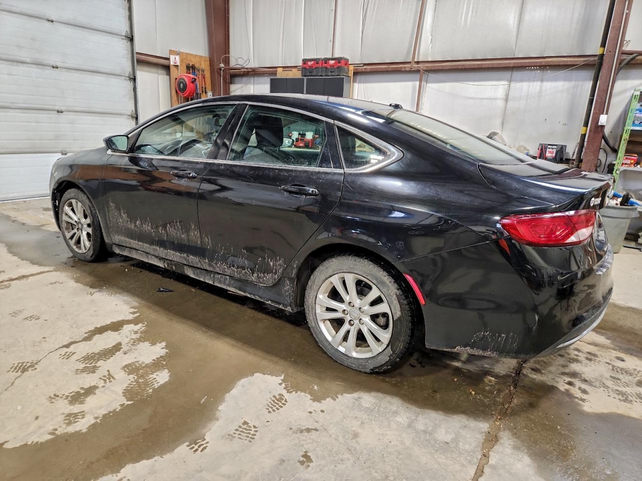 2015 Chrysler 200 Limited Black vin: 1C3CCCAB2FN757570