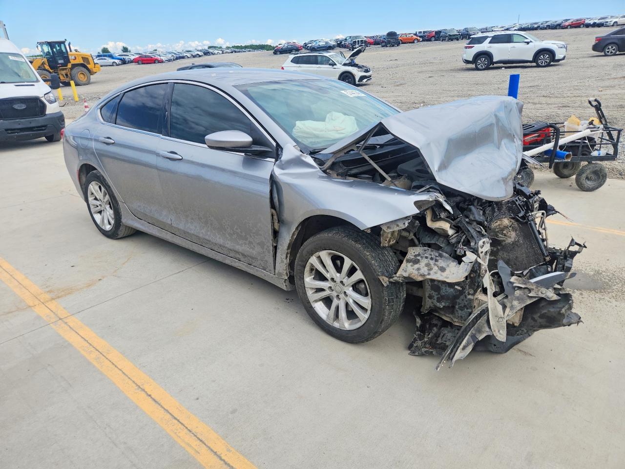 2016 Chrysler 200 Limited Silver vin: 1C3CCCAB2GN140607