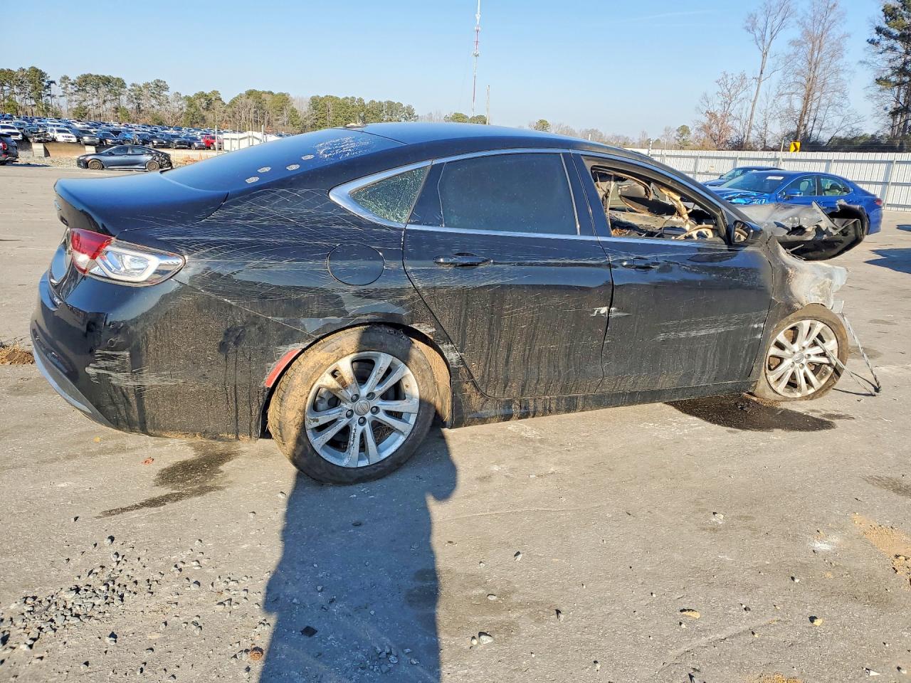 2016 Chrysler 200 Limited Black vin: 1C3CCCAB2GN181786