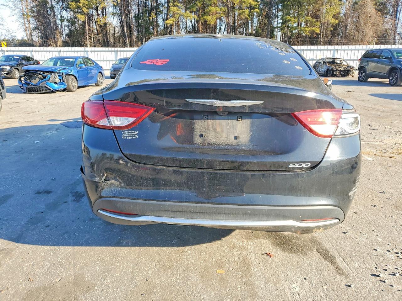 2016 Chrysler 200 Limited Black vin: 1C3CCCAB2GN181786