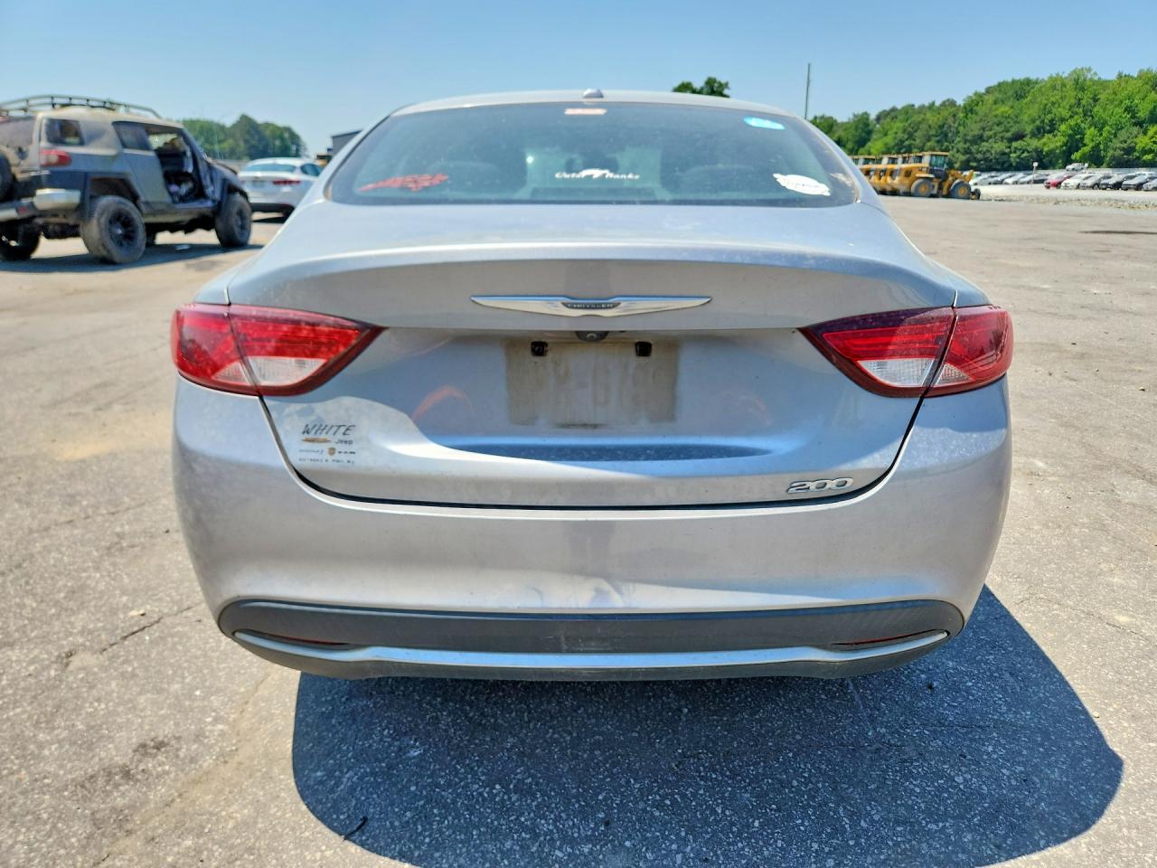 2015 Chrysler 200 Limited Silver vin: 1C3CCCAB3FN526354