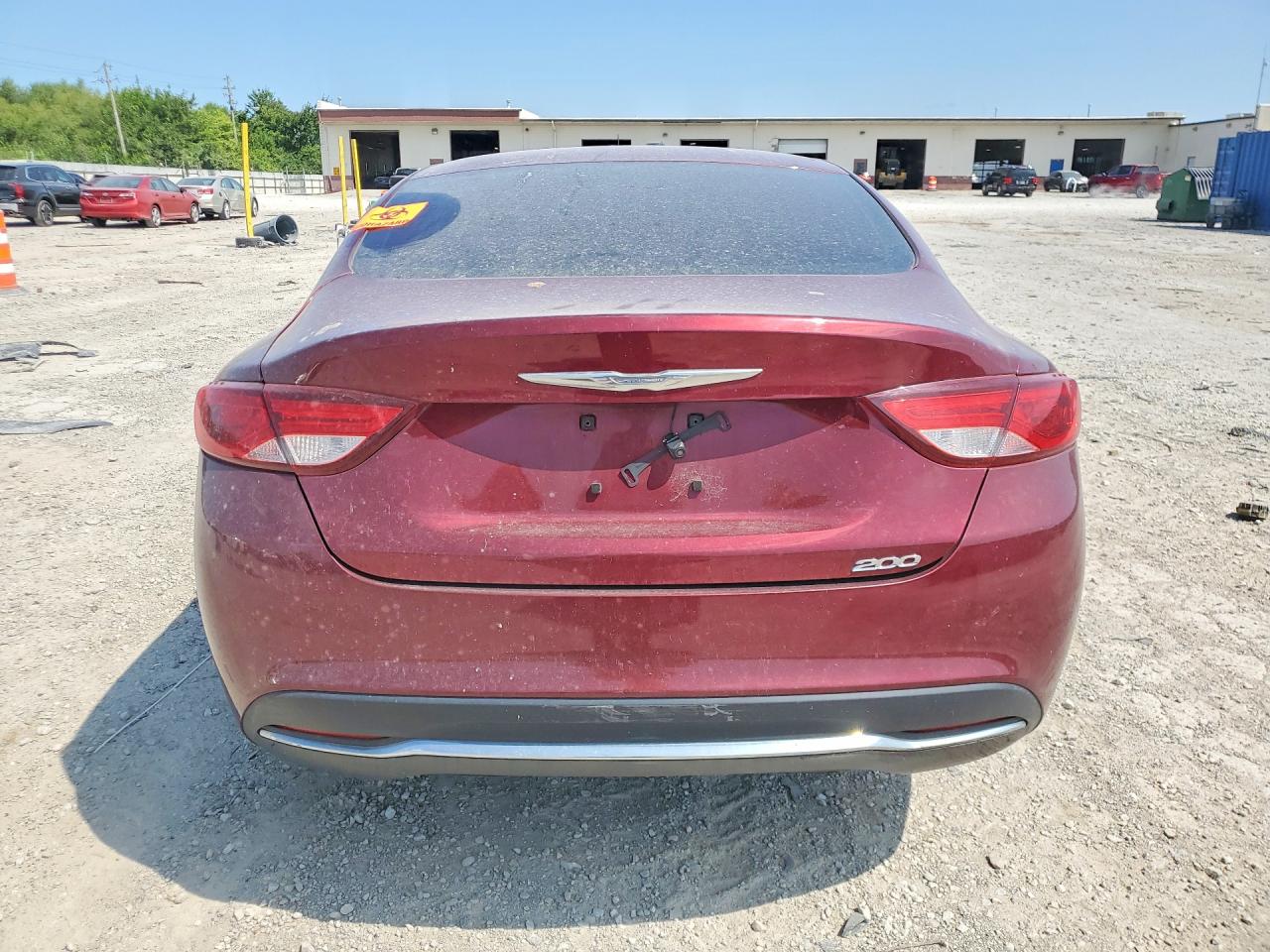 2015 Chrysler 200 Limited Темно-бордовый vin: 1C3CCCAB3FN537418