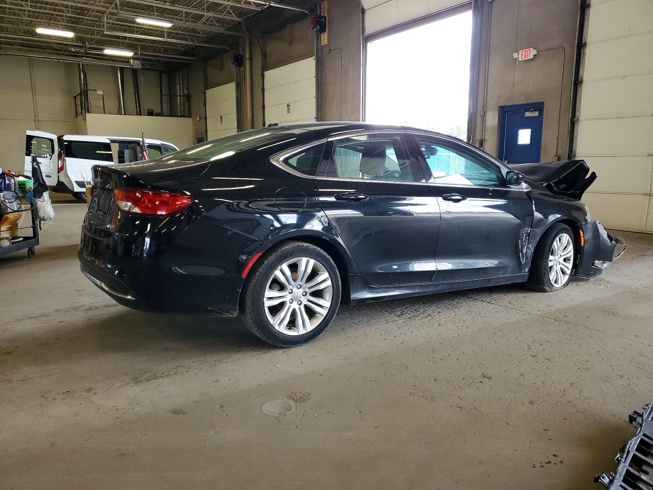 2015 Chrysler 200 Limited Black vin: 1C3CCCAB3FN554185