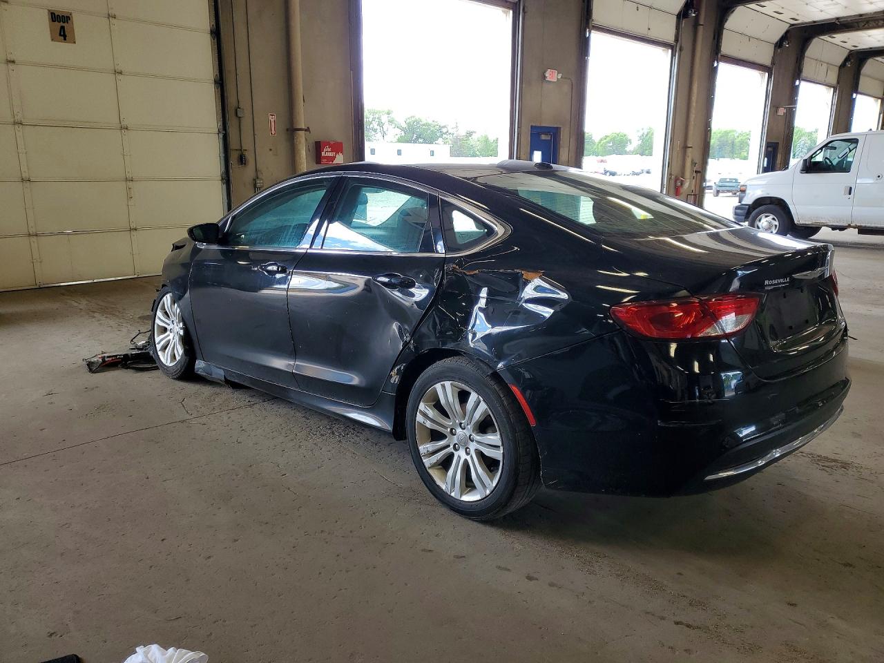 2015 Chrysler 200 Limited Black vin: 1C3CCCAB3FN554185