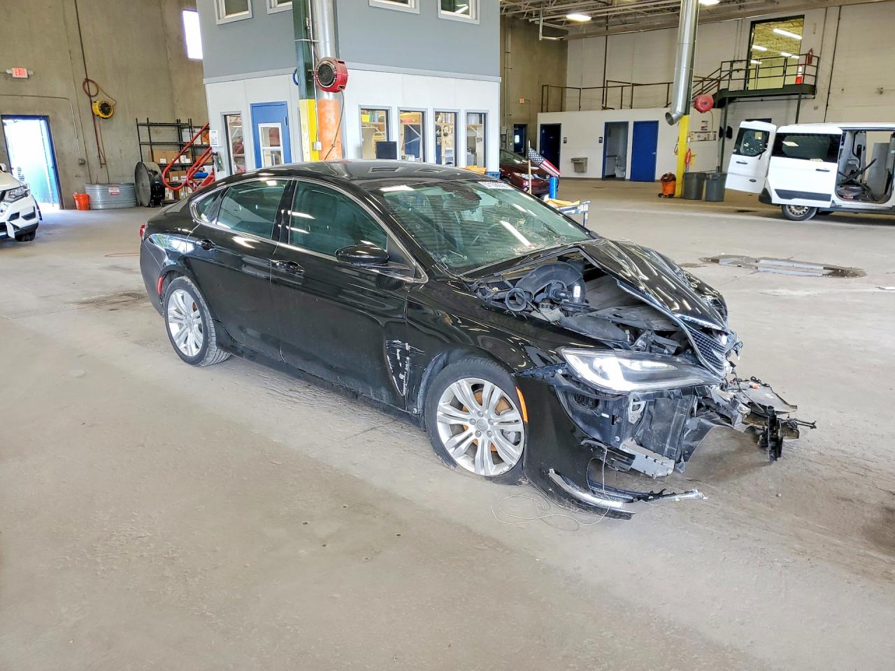 2015 Chrysler 200 Limited Black vin: 1C3CCCAB3FN554185