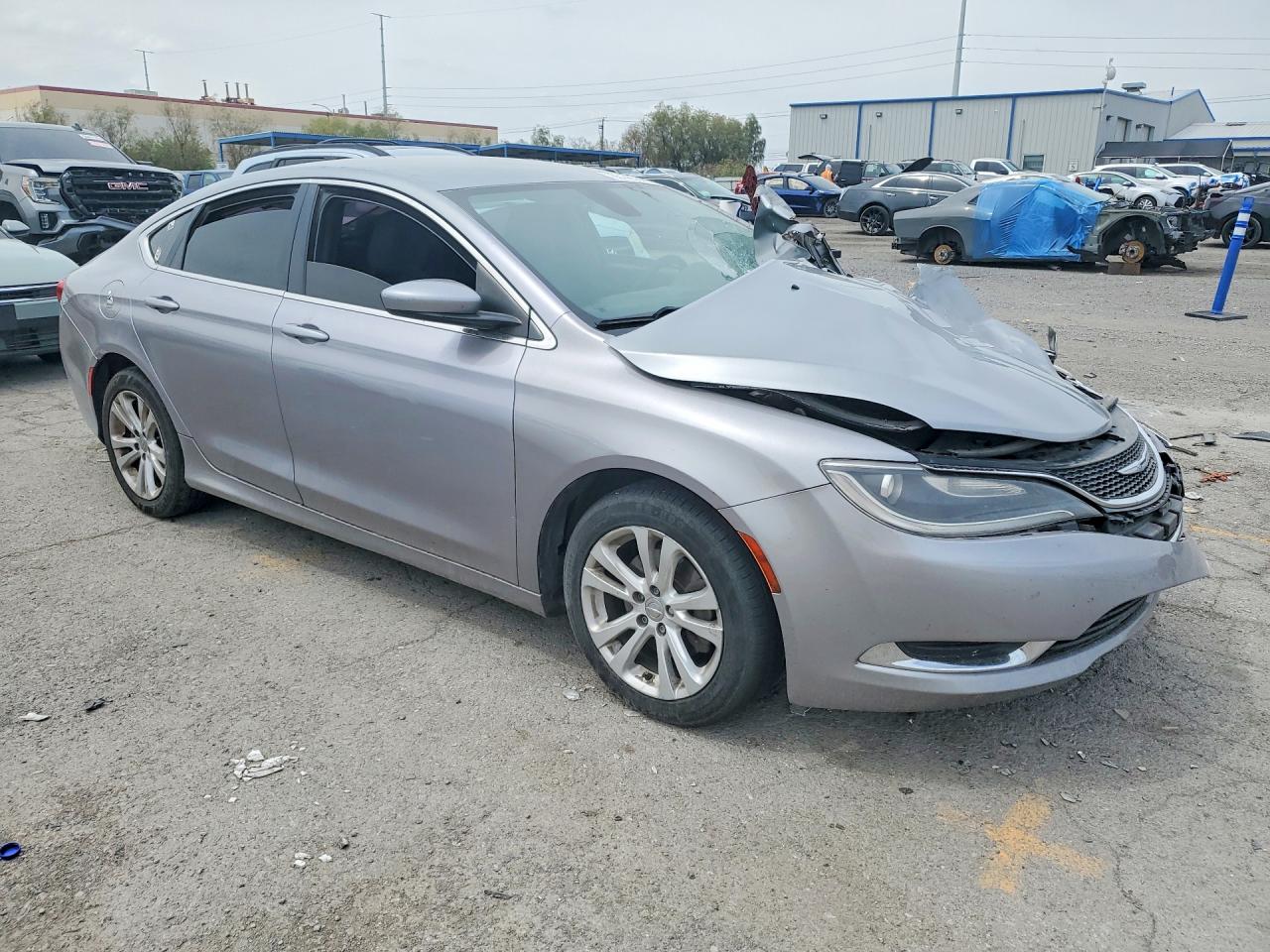2015 Chrysler 200 Limited Gray vin: 1C3CCCAB3FN564960
