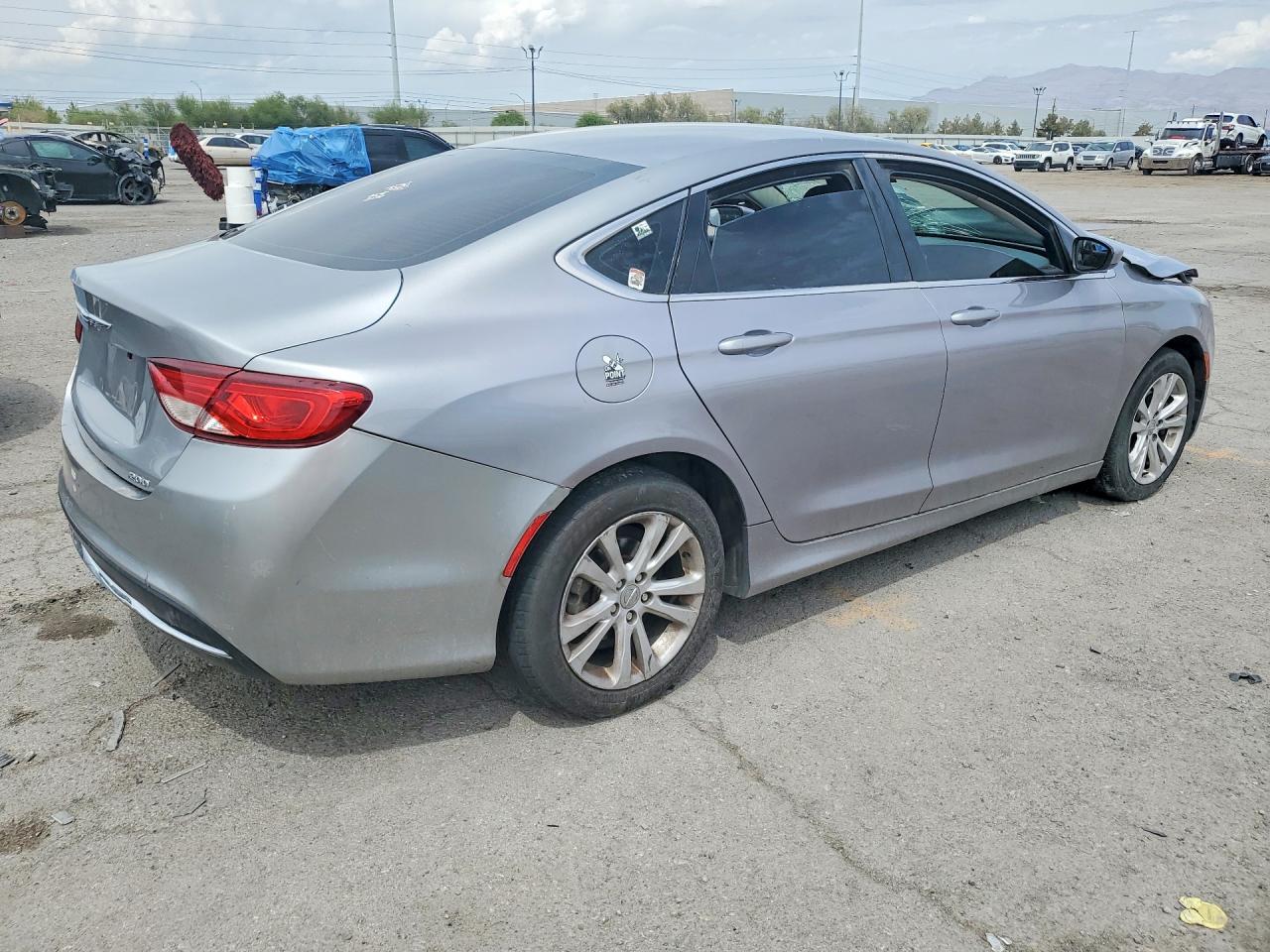 2015 Chrysler 200 Limited Gray vin: 1C3CCCAB3FN564960