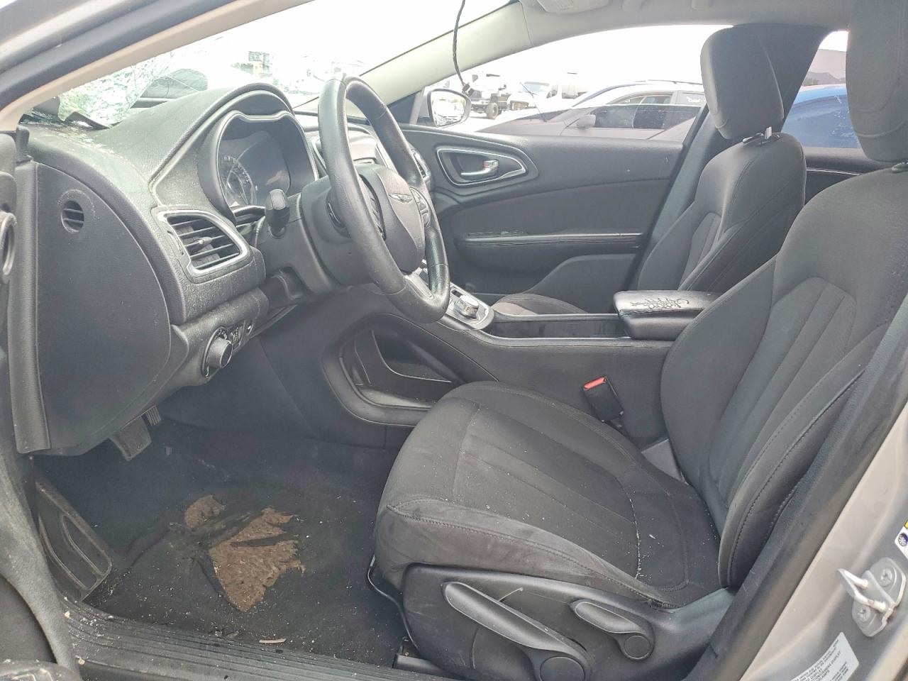 2015 Chrysler 200 Limited Gray vin: 1C3CCCAB3FN564960