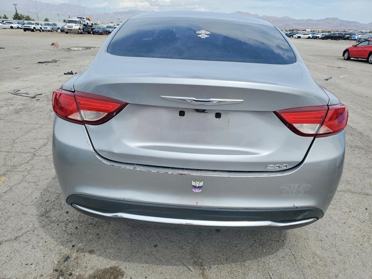 2015 Chrysler 200 Limited Gray vin: 1C3CCCAB3FN564960