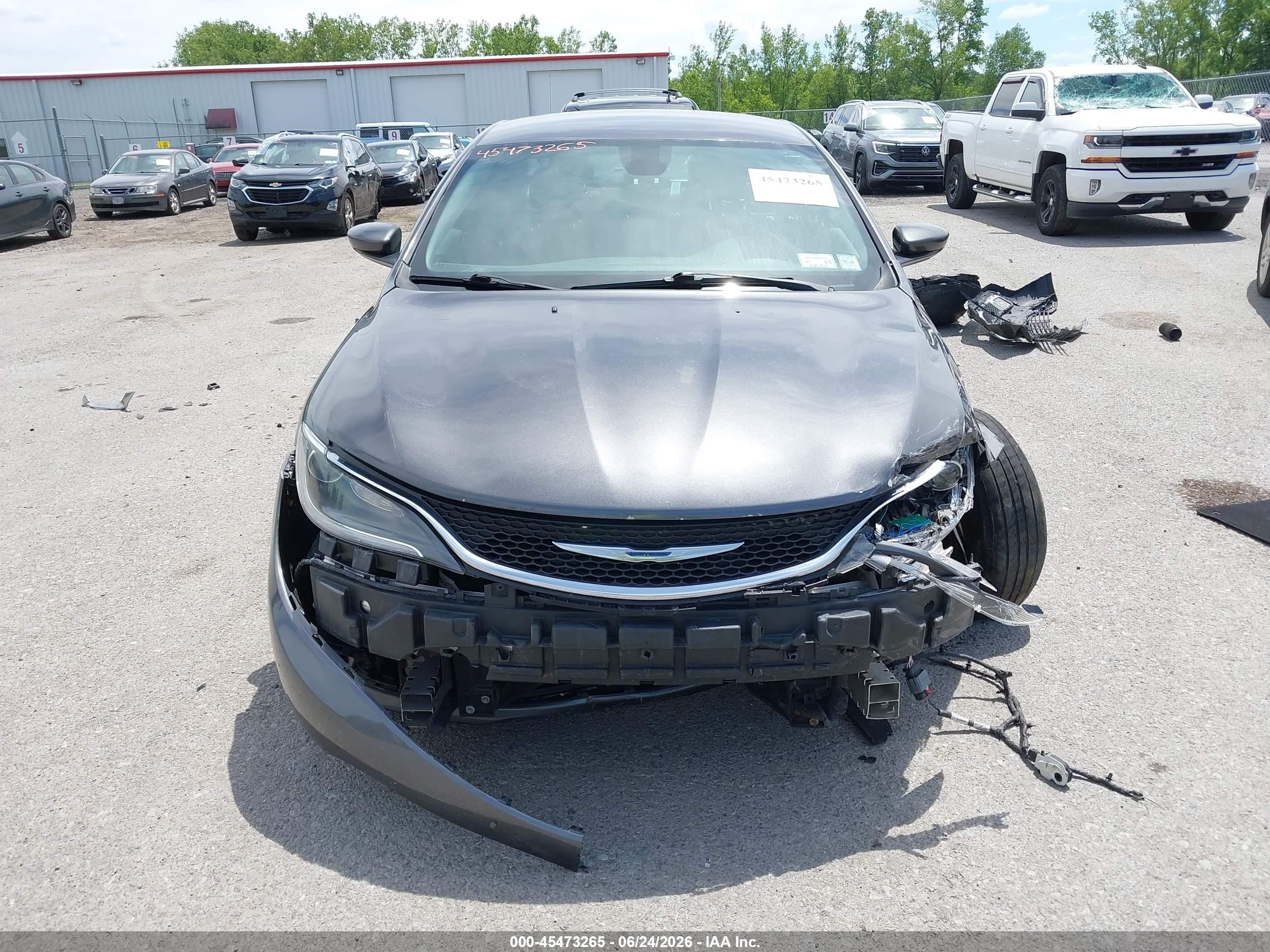 2015 Chrysler 200 Limited Gray vin: 1C3CCCAB3FN590474