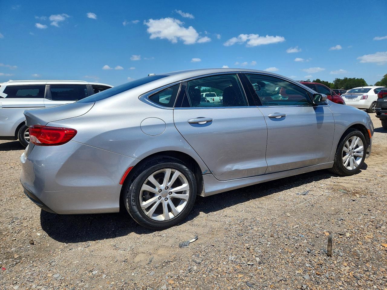 2015 Chrysler 200 Limited Silver vin: 1C3CCCAB3FN594086