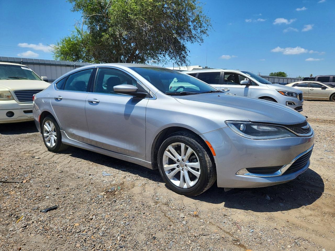 2015 Chrysler 200 Limited Silver vin: 1C3CCCAB3FN594086