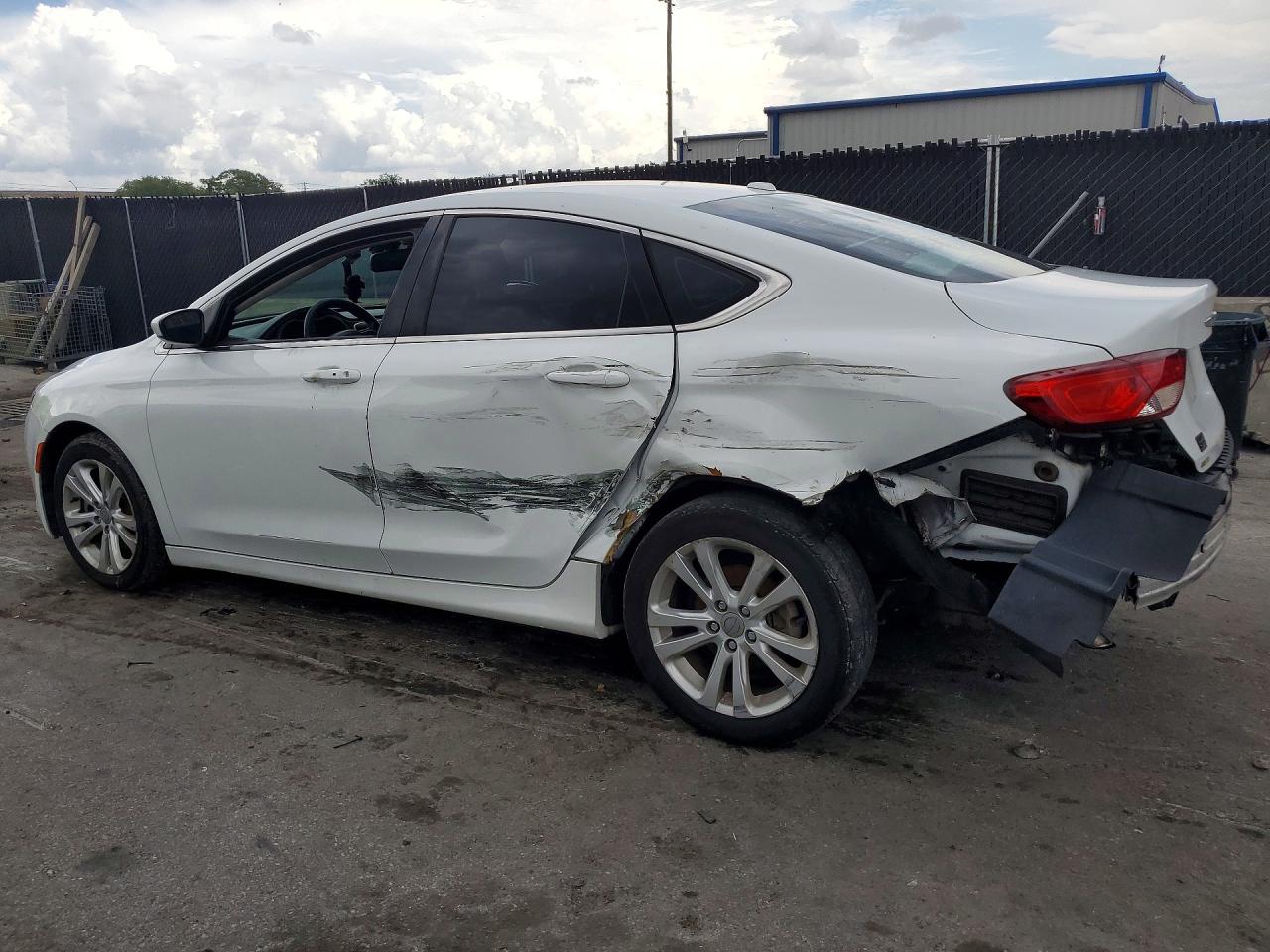 2015 Chrysler 200 Белый vin: 1C3CCCAB3FN598770